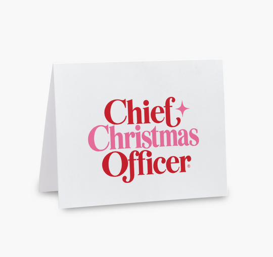 Chief Christmas Officer Notecards (set of 8)