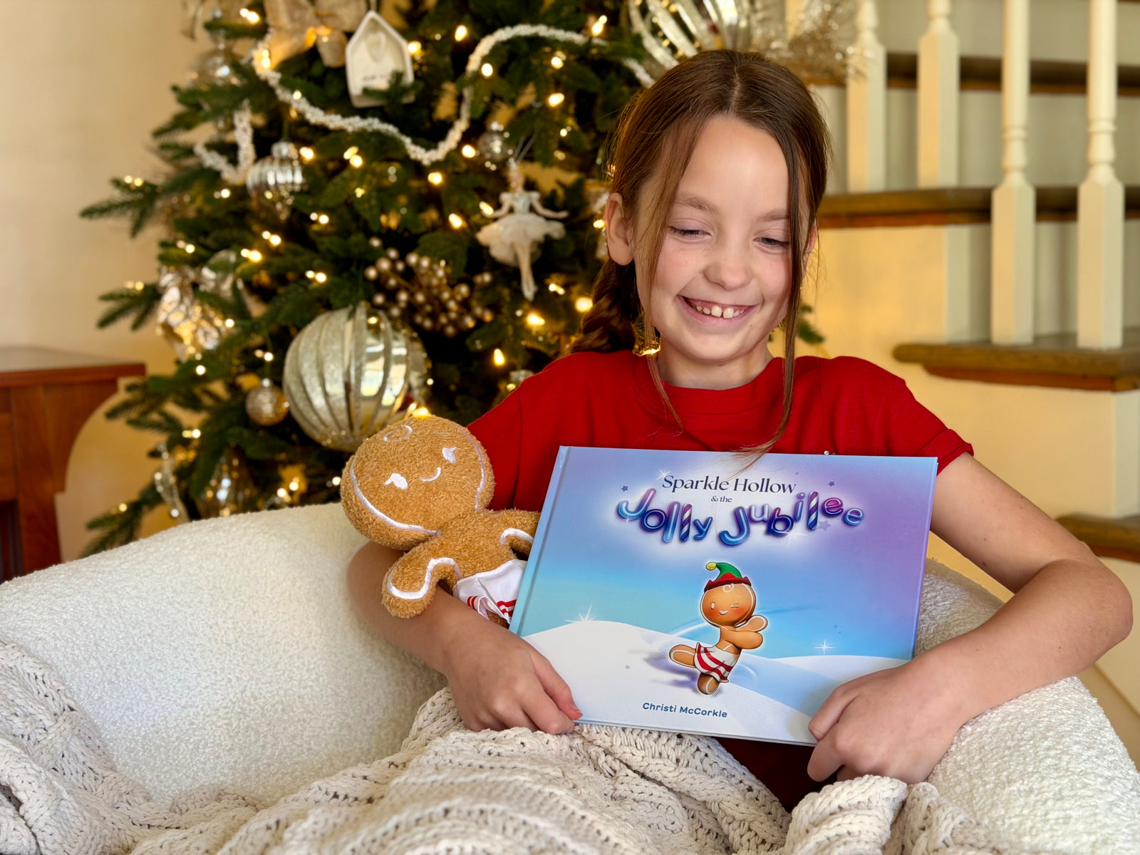 Child reading Jolly Jubilee