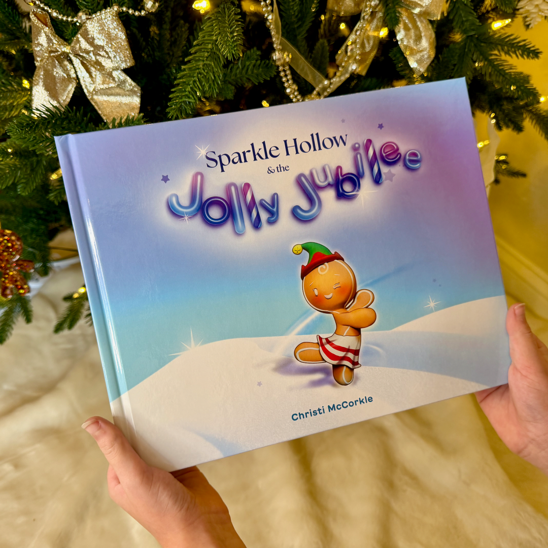 Hardcover holiday book from the Sparkle Hollow Storybook Collection