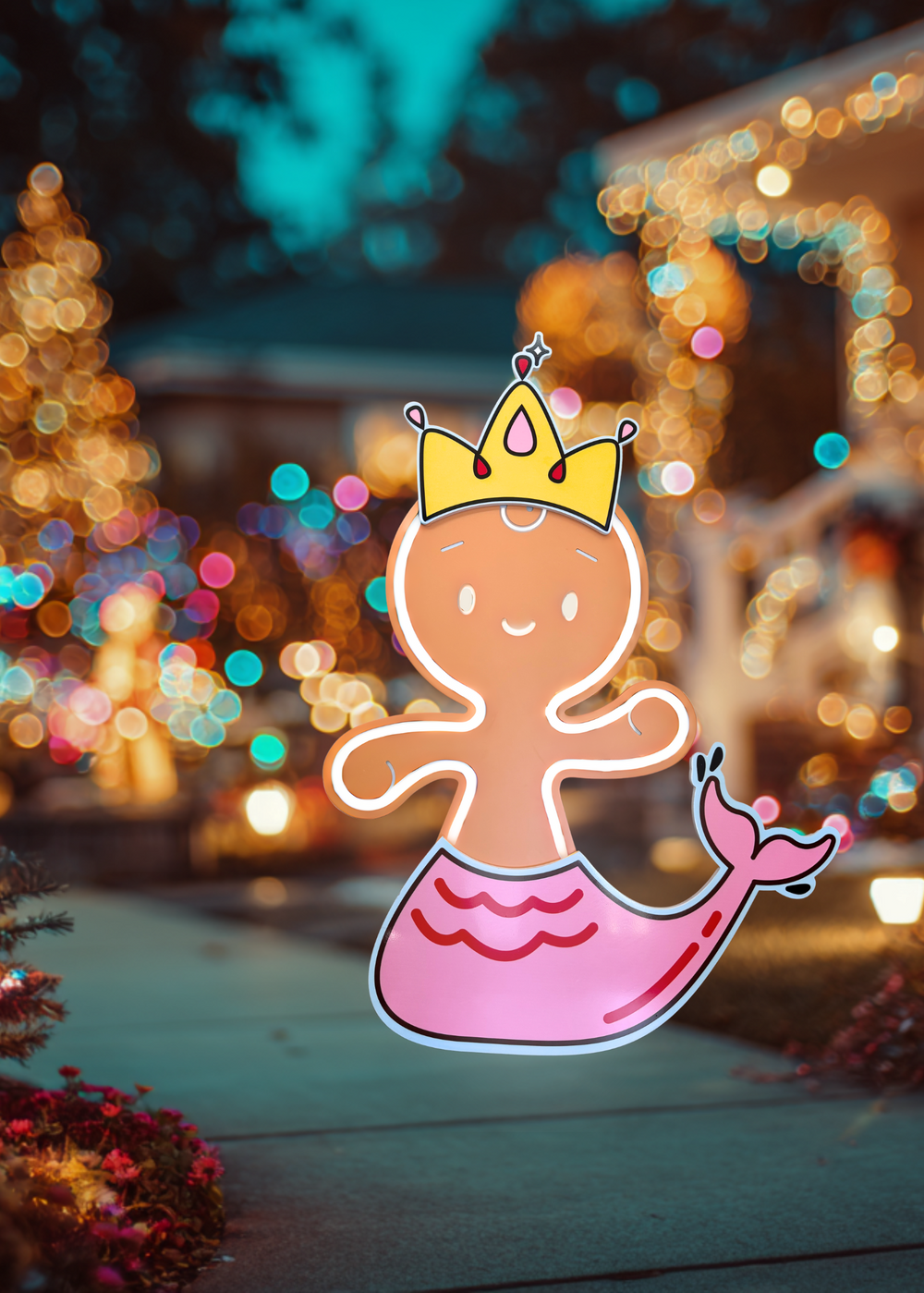 Merry Sparkles Customizable Outdoor Decor 30 Inch